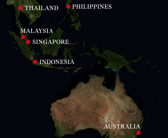 SOUTHEAST ASIA,OCEANIA