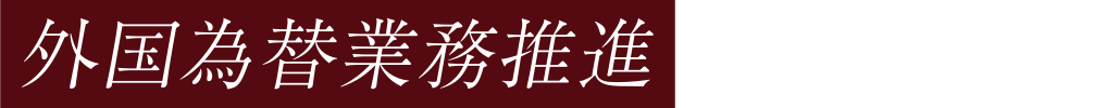 外国為替業務推進